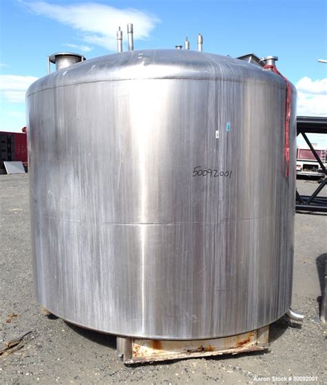 They are available as single-walled or jacketed, with or without an agitator, and vertical or horizontal, among other options. . 2000 gallon stainless steel water tank